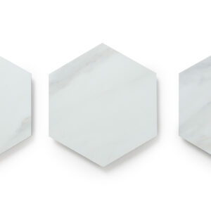 <span>4156</span> | Blanco Ibiza|GlueCore Mosaic | Hexagon|Gluedown|Waterproof|8-13/16" x 10-3/8" 3MM, 28MIL WEAR LAYER|12.255 sf/carton