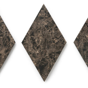 <span>4252</span> | Smoke Stone|GlueCore Mosaic | Rhombus|Gluedown|Waterproof|9-3/4" x 17" 3MM, 28MIL WEAR LAYER|15.15 sf/carton