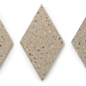 <span>4255</span> | Desert Rock|GlueCore Mosaic | Rhombus|Gluedown|Waterproof|9-3/4" x 17" 3MM, 28MIL WEAR LAYER|15.15 sf/carton