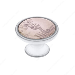 Metal and Plastic Knob - 5514