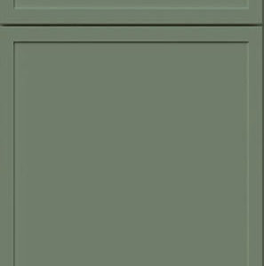 Slim Shaker Collection Micro Sage Cabinets
